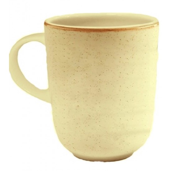 Caneca 379ml Cerâmica Corona Caoba Bege  