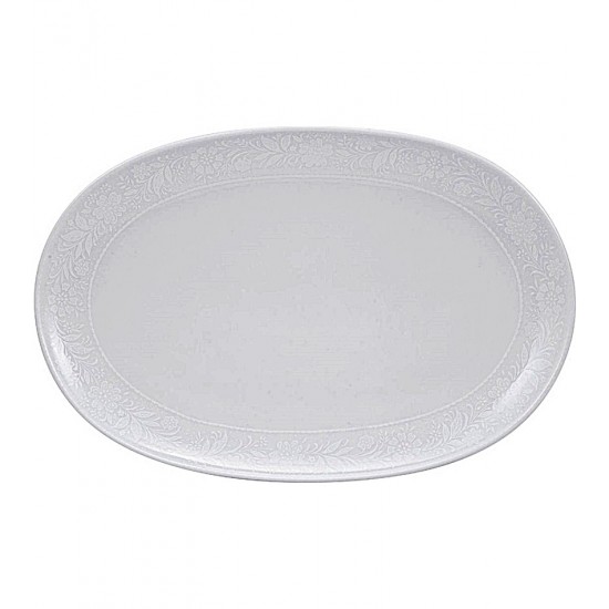Travessa 28cm Rasa Noiva Porcelana Schmi