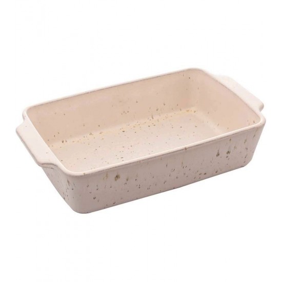 Refratário 28,5 Cm Por 16,5cm De Cerâmica Mist Branco Matte Wolff